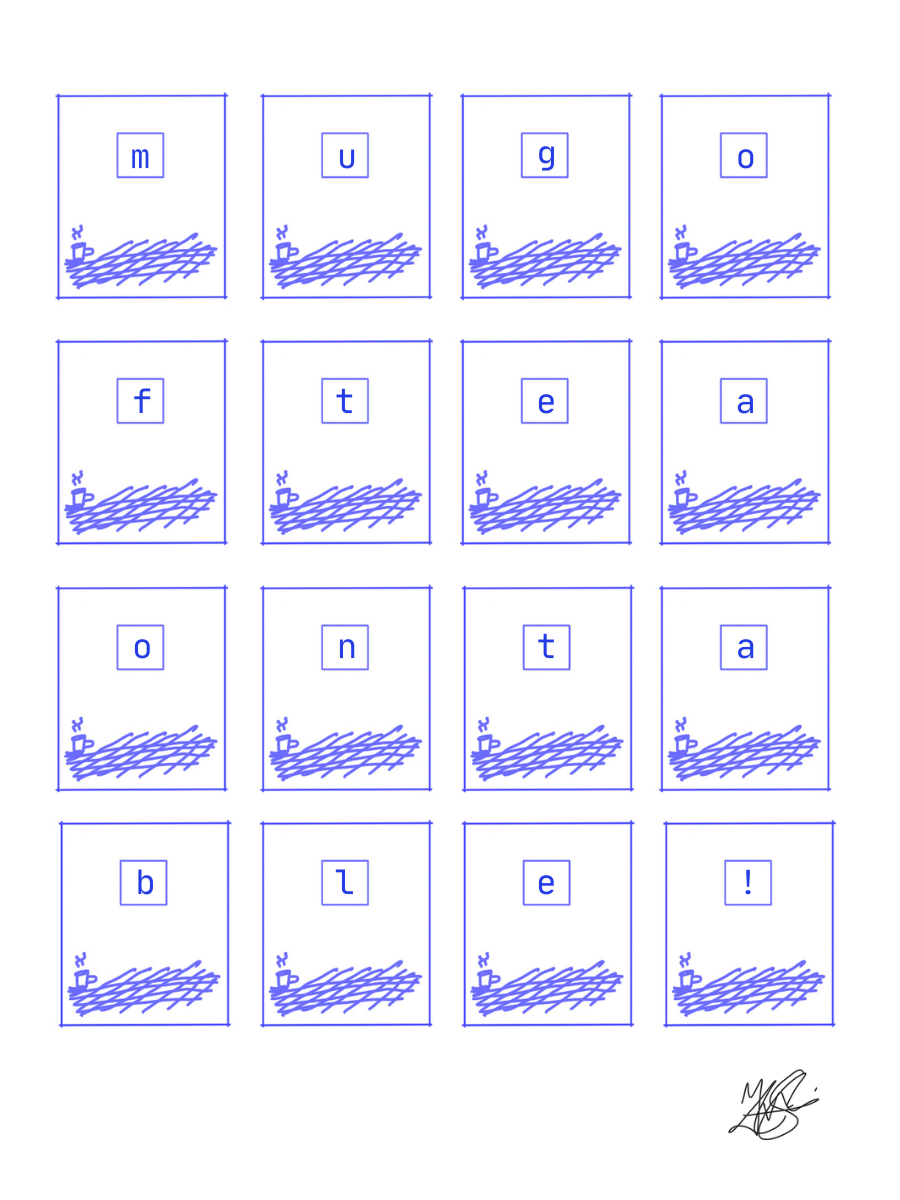 Mini Art Print: Puzzle !