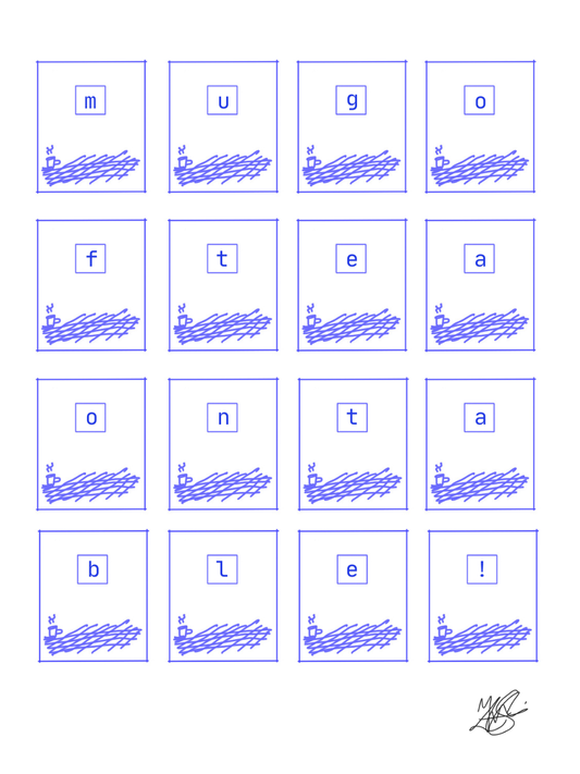 Mini Art Print: Puzzle !
