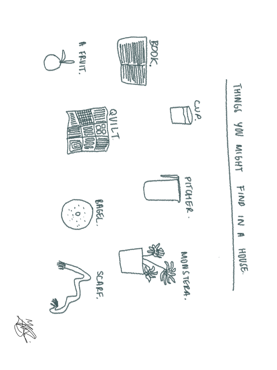 Mini Art Print: Things You Might Find in a House